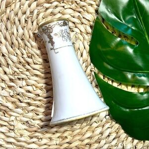 Vintage Antique Noritake Nippon Hand Painted Gold Candlestick Small Flower Vase